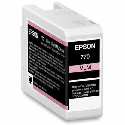 Main Image for Epson UltraChrome Pro10 770 Original Inkjet Ink Cartridge - Vivid Light Magenta Pack