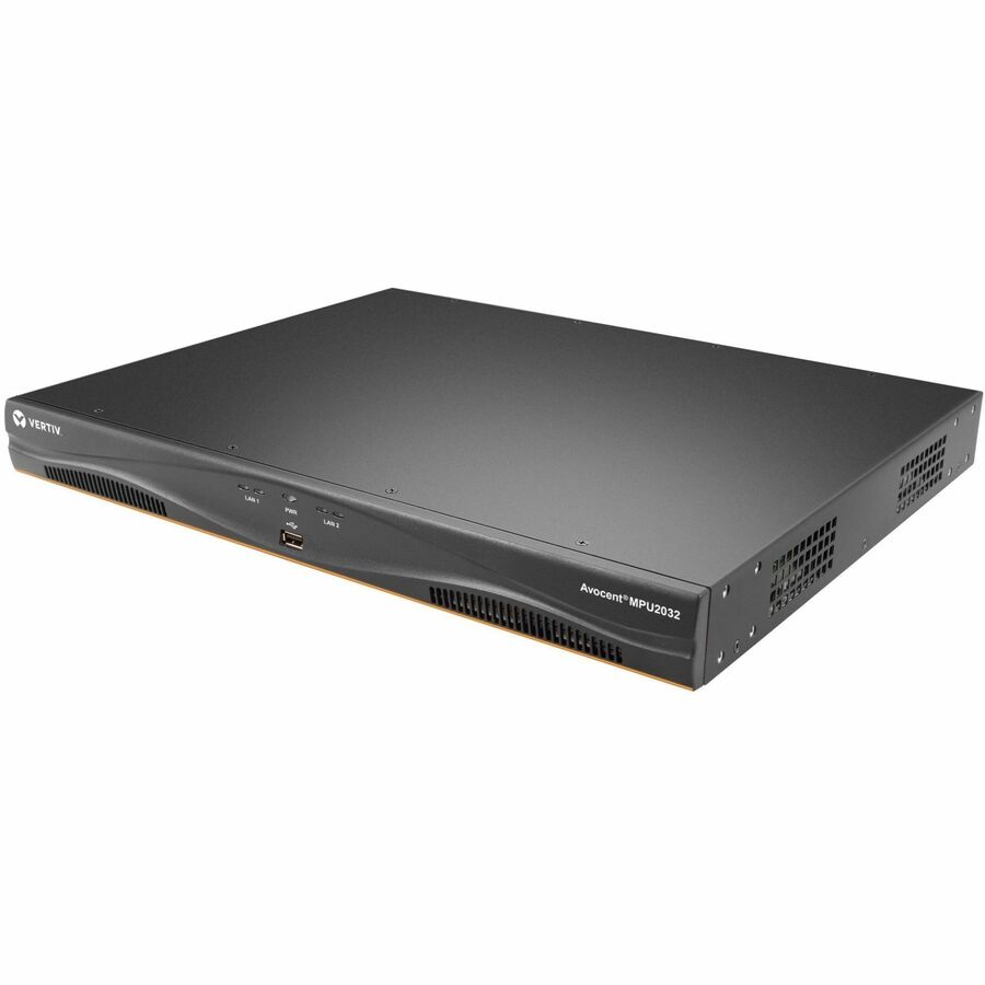 Left Image for Vertiv Avocent MPU KVM Switch | 32 port | 2 Digital Path | Dual AC Power TAA