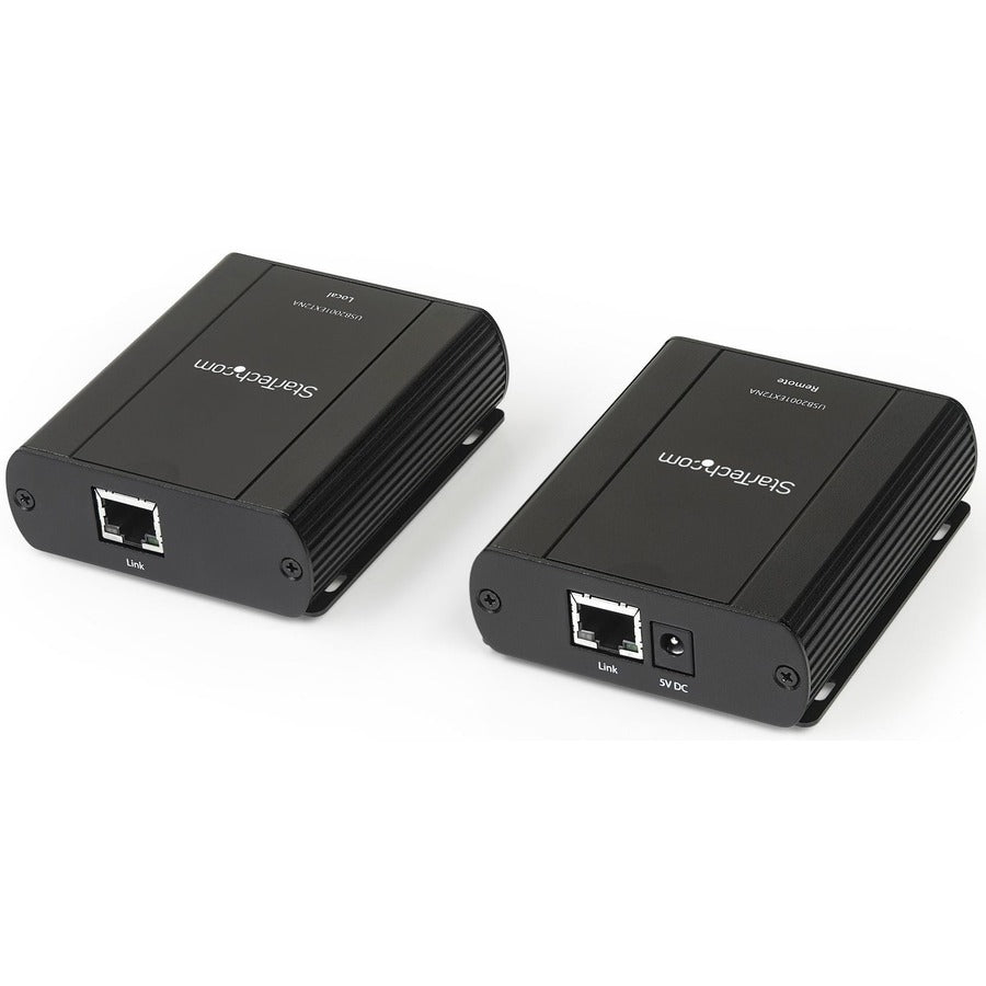 Right Image for StarTech USB 2.0 Extender over Cat5e or Cat6 Ethernet Cable - 330ft/100m USB 2.0 Extender Adapter Kit w/ ESD & Metal Case - Powered