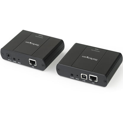 Right Image for StarTech 4 Port USB 2.0 Extender Hub over Cat5e or Cat6 Ethernet Cable - 330ft/100m Metal USB 2.0 Extender Kit - ESD, Powered, 480mbps