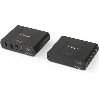 Main Image for StarTech 4 Port USB 2.0 Extender Hub over Cat5e or Cat6 Ethernet Cable - 330ft/100m Metal USB 2.0 Extender Kit - ESD, Powered, 480mbps