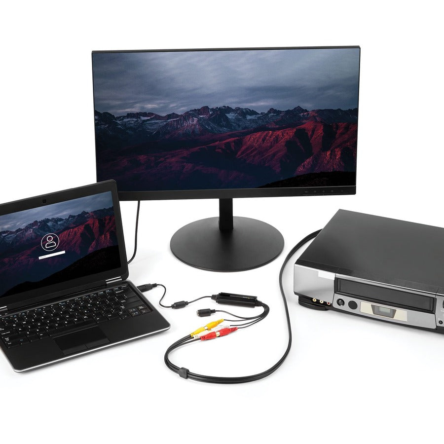 Alternate-Image4 Image for StarTech USB Video Capture Adapter Cable - S-Video/Composite to USB 2.0 - TWAIN Support - Analog to Digital Converter - Windows Only