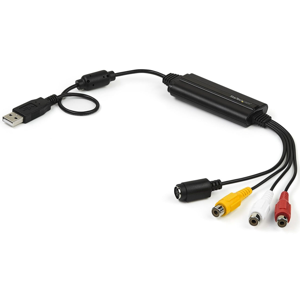 Main Image for StarTech USB Video Capture Adapter Cable - S-Video/Composite to USB 2.0 - TWAIN Support - Analog to Digital Converter - Windows Only