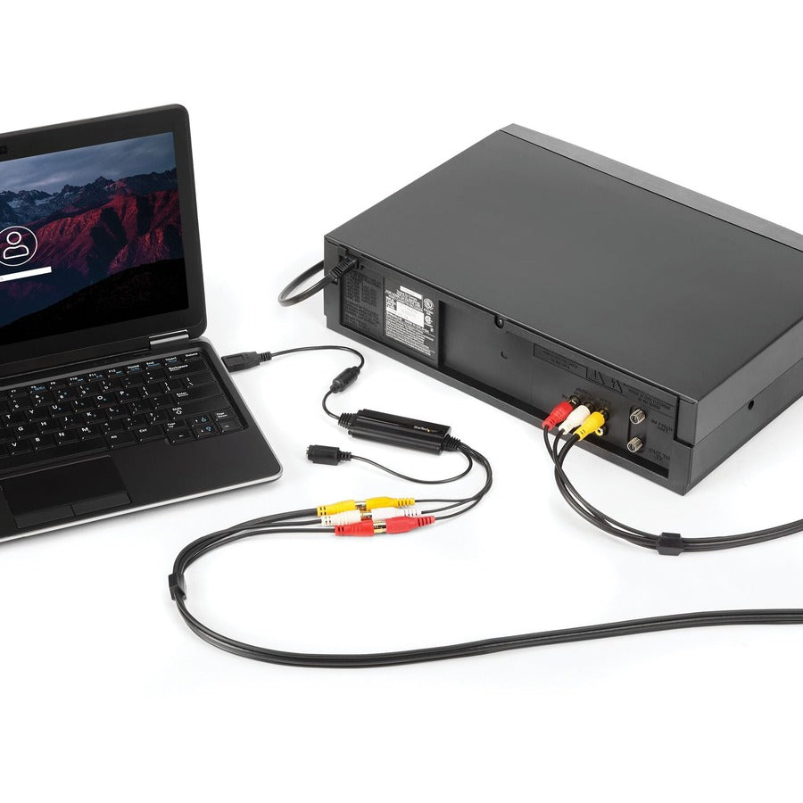 Alternate-Image5 Image for StarTech USB Video Capture Adapter Cable - S-Video/Composite to USB 2.0 - TWAIN Support - Analog to Digital Converter - Windows Only