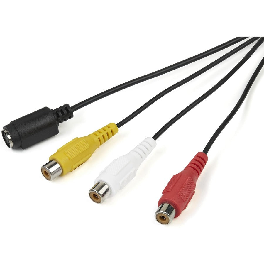 Alternate-Image1 Image for StarTech USB Video Capture Adapter Cable - S-Video/Composite to USB 2.0 - TWAIN Support - Analog to Digital Converter - Windows Only
