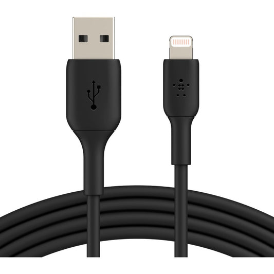 Main Image for Belkin BoostCharge Lightning to USB-A Cable (2 meter / 6.6 foot, Black)