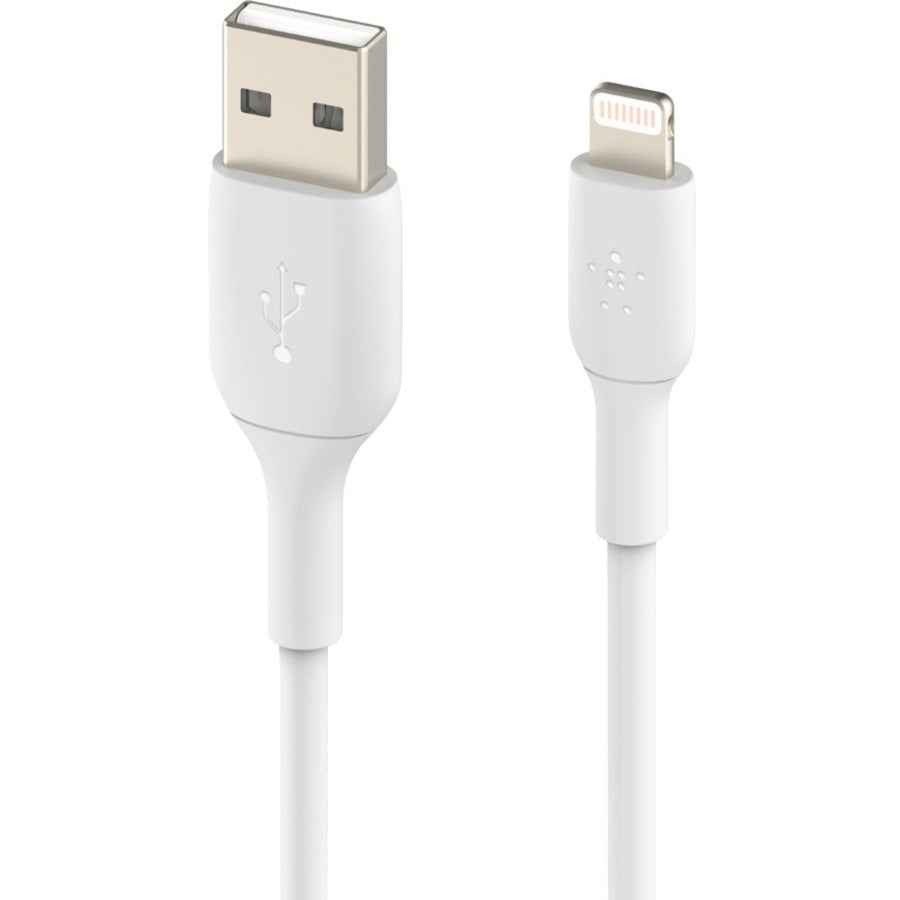 Alternate-Image1 Image for Belkin BoostCharge Lightning to USB-A Cable (3 meter / 9.9 foot, White)