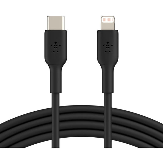 Main Image for Belkin BoostCharge USB-C to Lightning Cable (1 meter / 3.3 foot, Black)