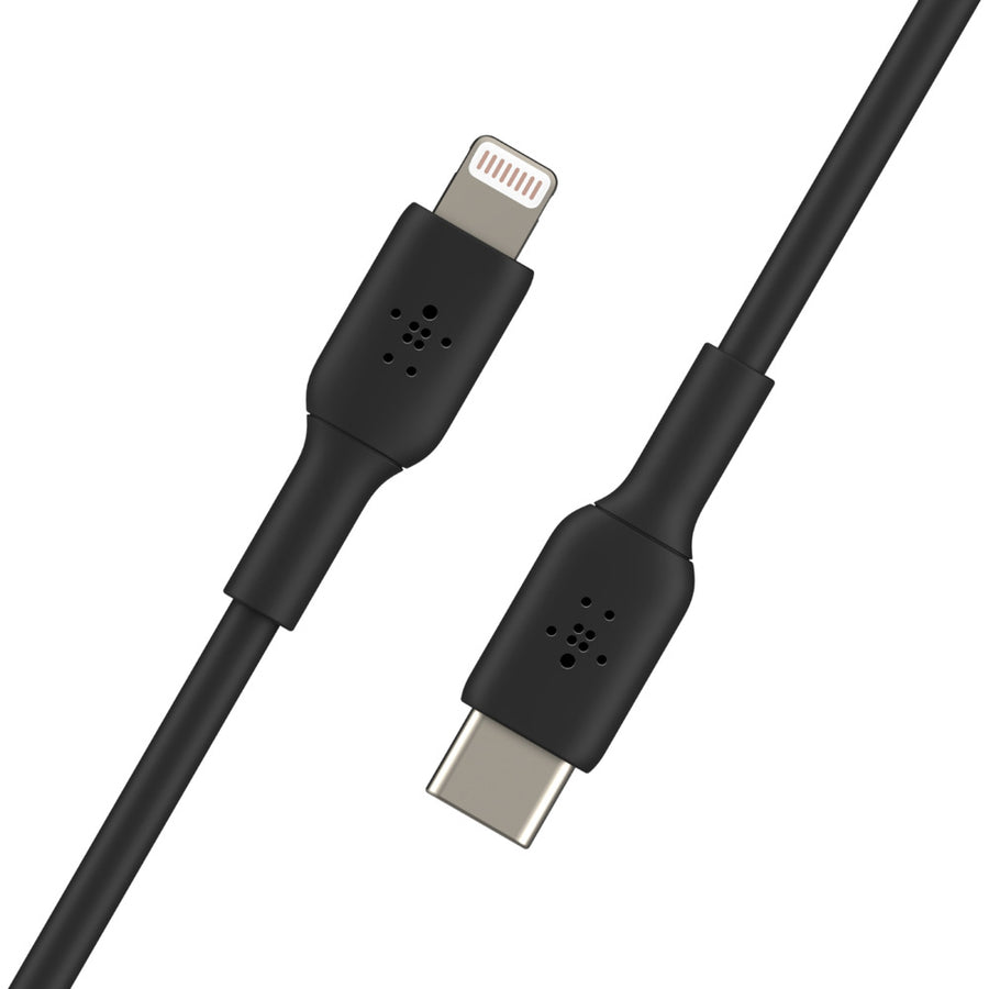 Alternate-Image2 Image for Belkin BoostCharge USB-C to Lightning Cable (1 meter / 3.3 foot, Black)