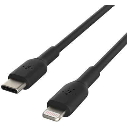 Alternate-Image3 Image for Belkin BoostCharge USB-C to Lightning Cable (1 meter / 3.3 foot, Black)