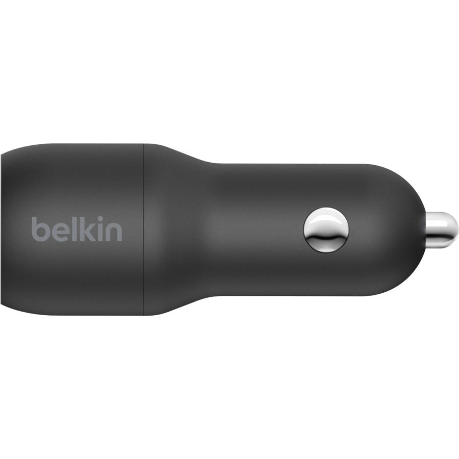 Alternate-Image1 Image for Belkin BoostCharge Dual USB-A Car Charger 24W + USB-A to USB-C Cable