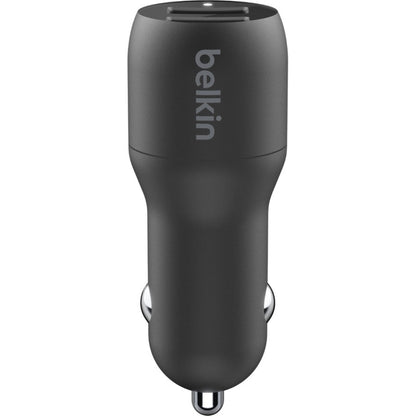 Alternate-Image2 Image for Belkin BoostCharge Dual USB-A Car Charger 24W + USB-A to USB-C Cable