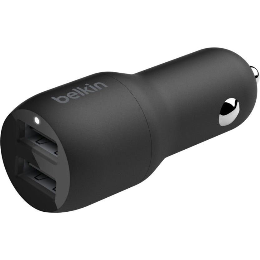 Alternate-Image4 Image for Belkin BoostCharge Dual USB-A Car Charger 24W + USB-A to USB-C Cable