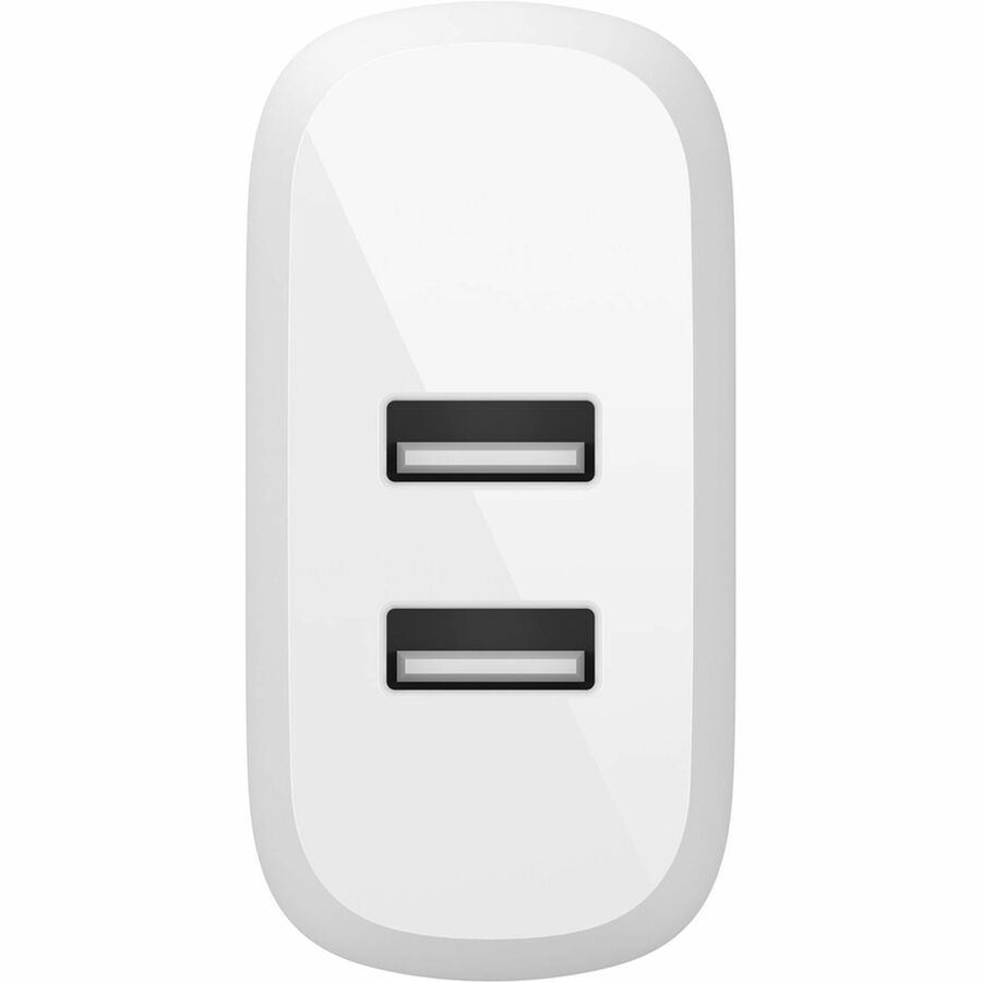 Alternate-Image1 Image for Belkin BoostCharge Dual USB-A Wall Charger 24W (USB-A to USB-C cable included) - Power Adapter