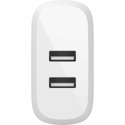 Alternate-Image1 Image for Belkin BoostCharge Dual USB-A Wall Charger 24W (USB-A to USB-C cable included) - Power Adapter