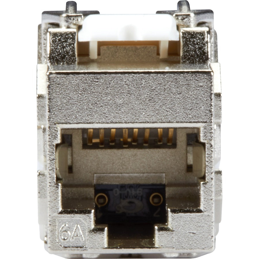 Alternate-Image1 Image for Black Box CAT6A Jack - Shielded, Silver
