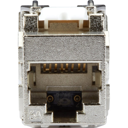 Alternate-Image1 Image for Black Box CAT6A Jack - Shielded, Silver
