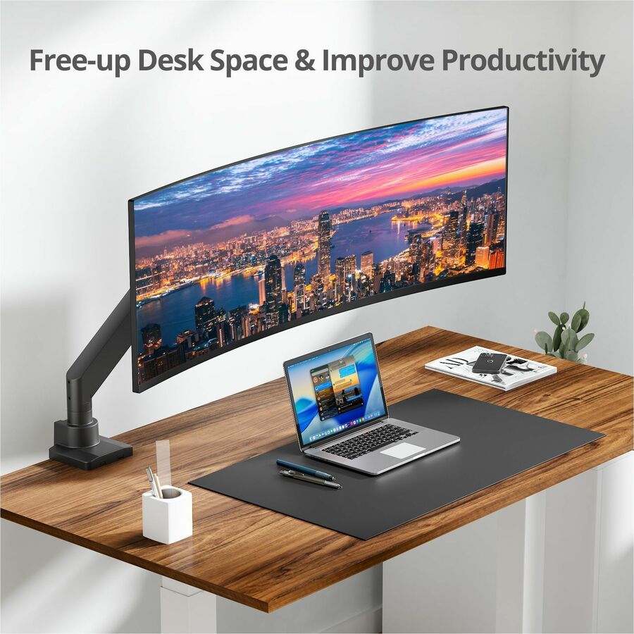Alternate-Image9 Image for Single Monitor Heavy-Duty Premium Gas Spring Desk Mount - 17" to 43" , VESA 75x75, 100x100, 200x200mm