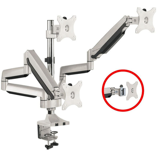 Main Image for SIIG Triple Monitor Aluminum Gas Spring Desk Mount