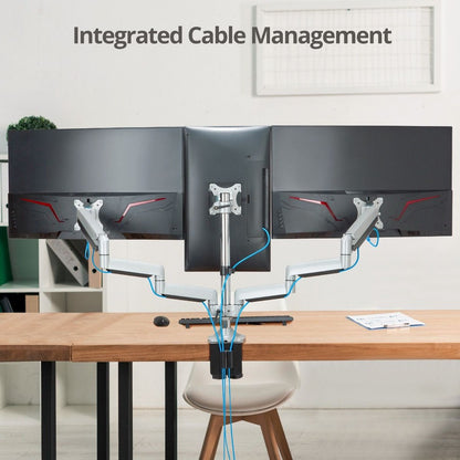 Alternate-Image4 Image for SIIG Triple Monitor Aluminum Gas Spring Desk Mount