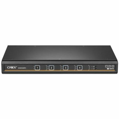 Main Image for Vertiv Avocent Cybex Secure MultiViewer KVM Switch, 4 Port, Cursor Navigation Switching, NIAP Version 4.0 Certified, TAA Compliant (SCMV245DPH-400)