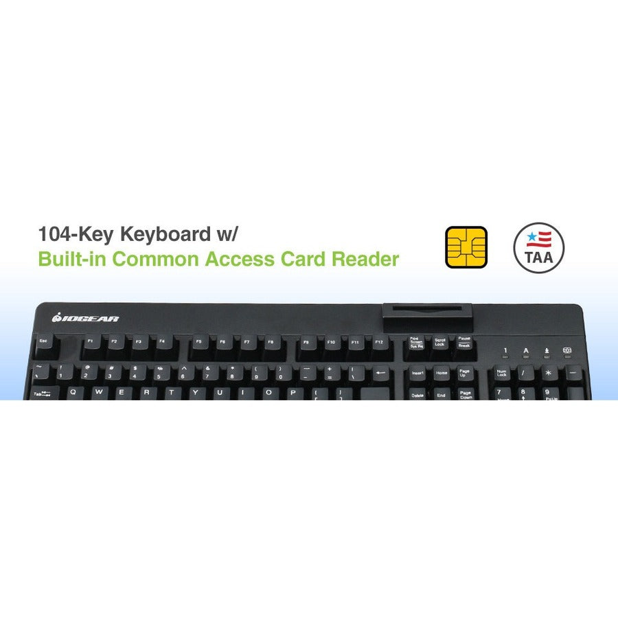 Alternate-Image2 Image for IOGEAR Integrated Keyboard/CAC Reader