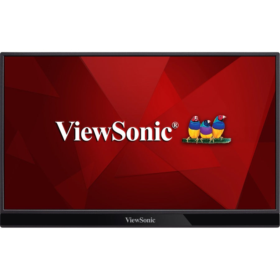 Front Image for ViewSonic 15.6 Inch 1080p Portable Monitor with 2 Way Powered 60W USB C, IPS, Eye Care, Dual Speakers, Built in Stand with Smart Cover (VG1655)