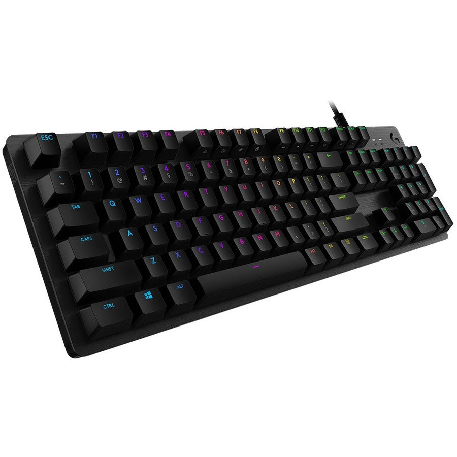Main Image for Logitech G512 CARBON LIGHTSYNC RGB Mechanical Gaming Keyboard with GX Brown switches and USB passthrough (Tactile)
