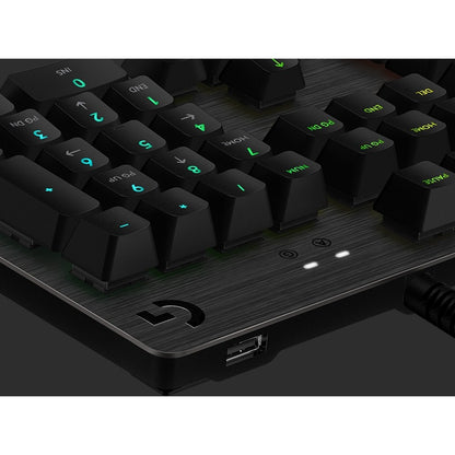 Alternate-Image3 Image for Logitech G512 CARBON LIGHTSYNC RGB Mechanical Gaming Keyboard with GX Brown switches and USB passthrough (Tactile)