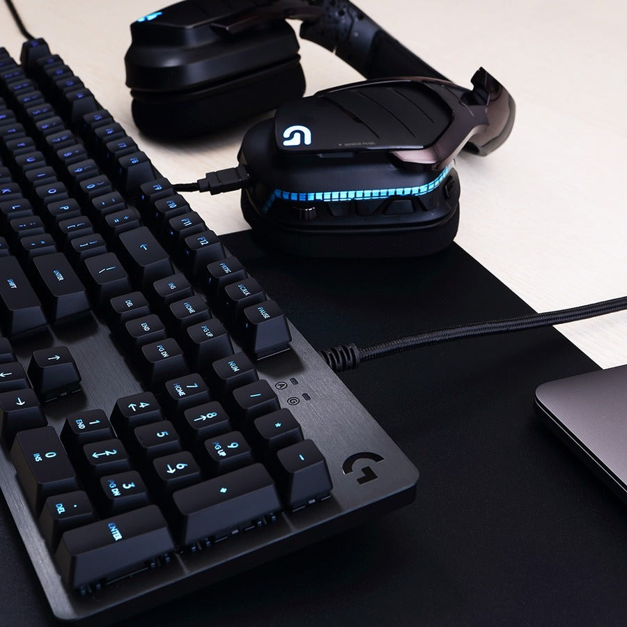 Alternate-Image7 Image for Logitech G512 CARBON LIGHTSYNC RGB Mechanical Gaming Keyboard with GX Brown switches and USB passthrough (Tactile)