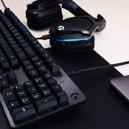 Alternate-Image7 Image for Logitech G512 CARBON LIGHTSYNC RGB Mechanical Gaming Keyboard with GX Brown switches and USB passthrough (Tactile)