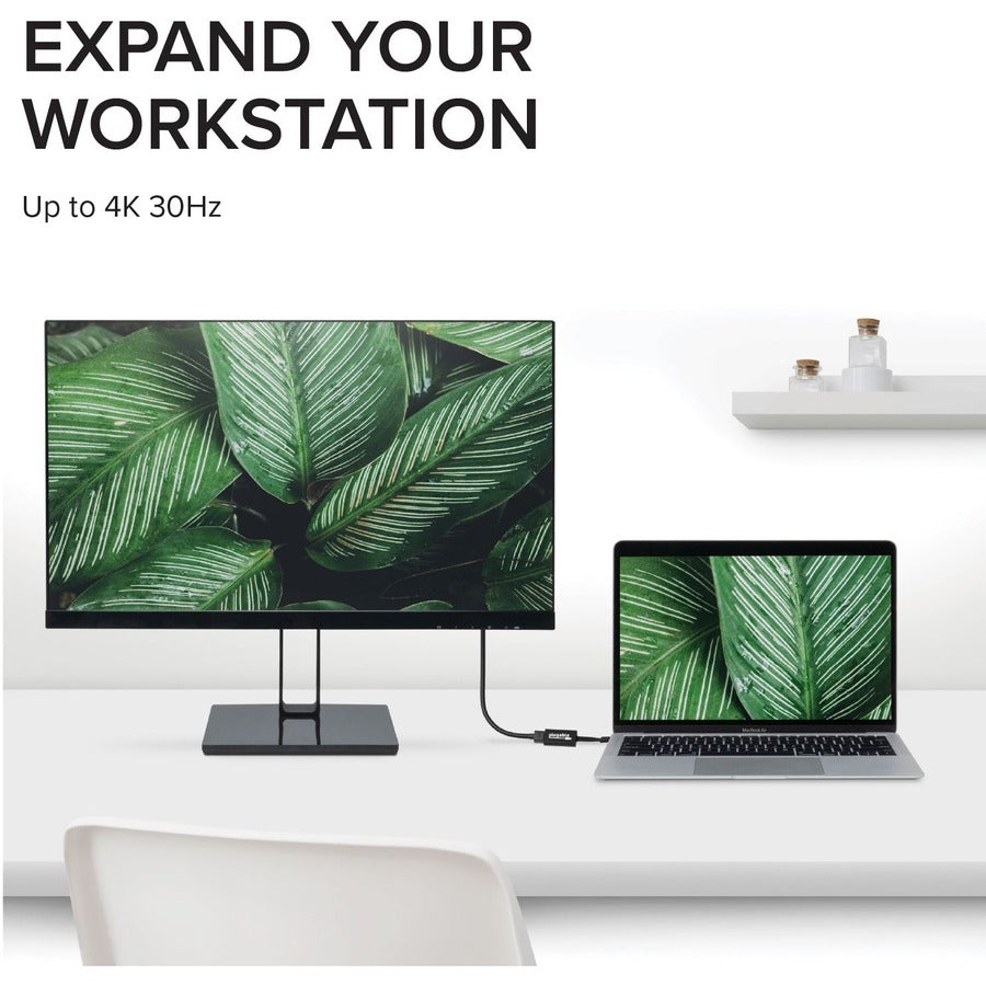 Alternate-Image1 Image for Plugable USB C to HDMI Adapter 4K 30Hz, Thunderbolt 3 to HDMI Adapter
