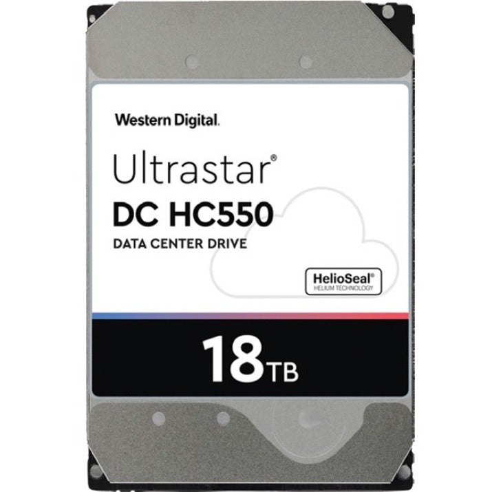 Alternate-Image1 Image for Western Digital Ultrastar DC HC550 WUH721818AL5204 18 TB Hard Drive - 3.5" Internal - SAS (12Gb/s SAS)