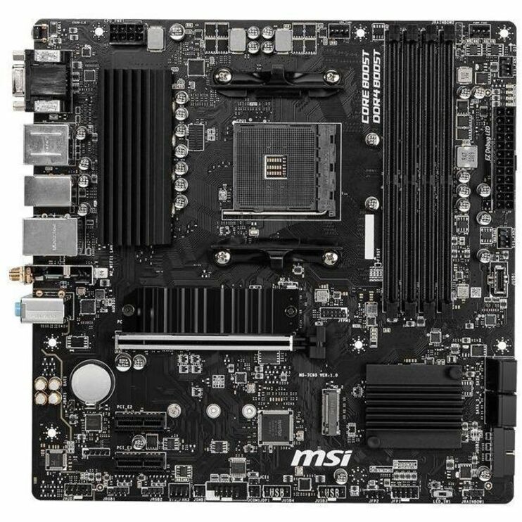 Alternate-Image2 Image for MSI B550M PRO-VDH WIFI Desktop Motherboard - AMD B550 Chipset - Socket AM4 - Micro ATX