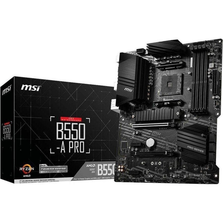 Alternate-Image3 Image for MSI B550-A PRO Desktop Motherboard - AMD B550 Chipset - Socket AM4 - ATX