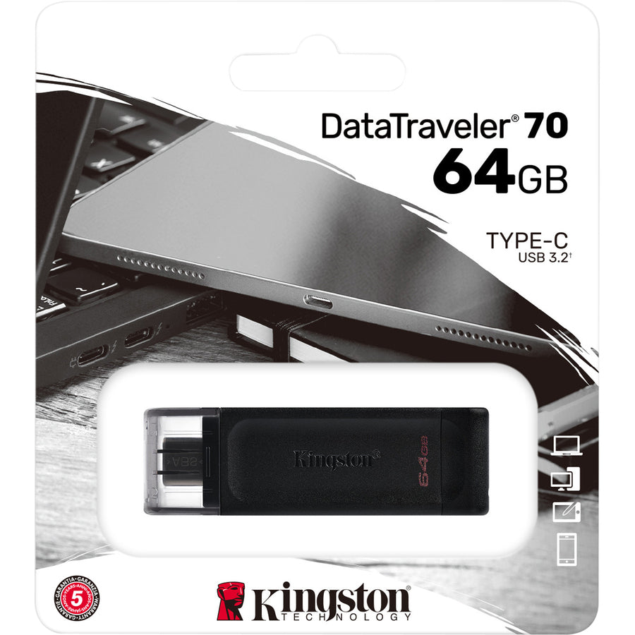 Alternate-Image1 Image for Kingston DataTraveler 70 USB-C Flash Drive