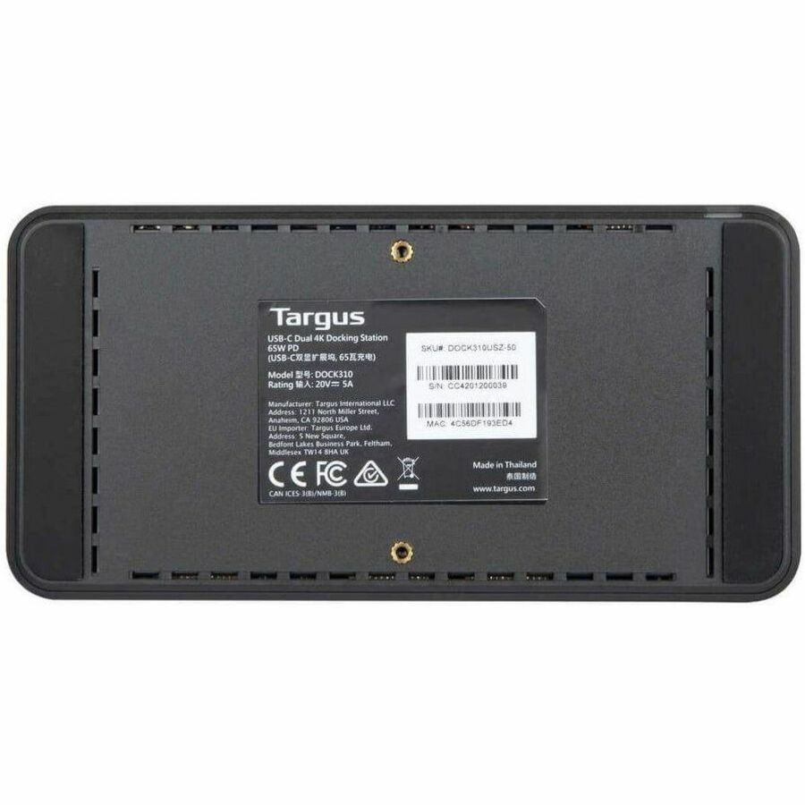 Alternate-Image2 Image for Targus Universal USB-C DV4K Docking Station with 65W Power Delivery