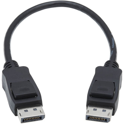 Alternate-Image1 Image for Eaton Tripp Lite Series DisplayPort 1.4 Cable with Latching Connectors, 8K (M/M), Black, 1 ft. (0.31 m)