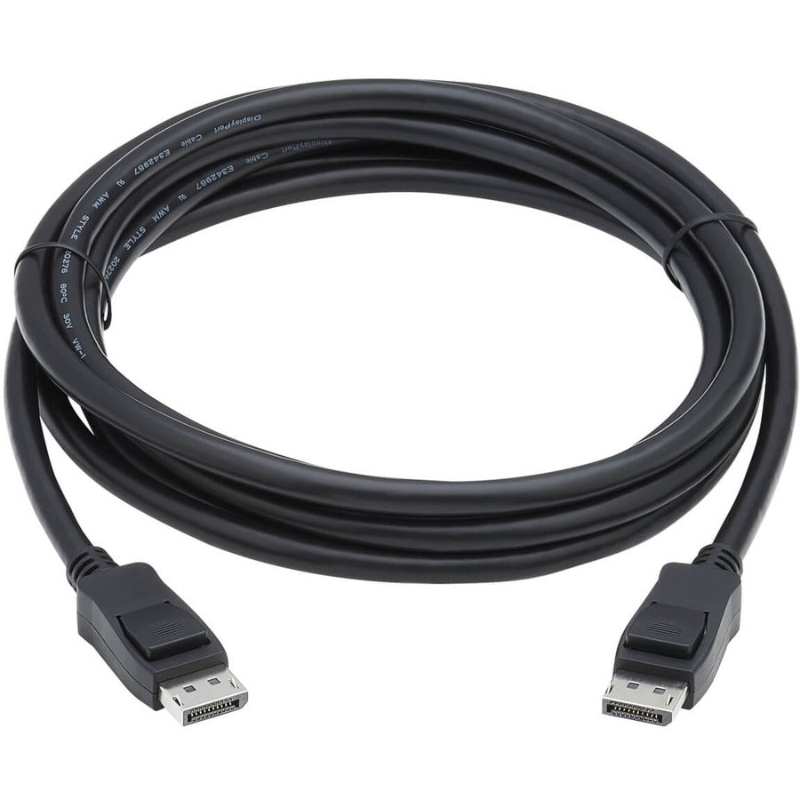 Alternate-Image1 Image for Eaton Tripp Lite Series DisplayPort 1.4 Cable with Latching Connectors, 8K (M/M), Black, 10 ft. (3.1m)