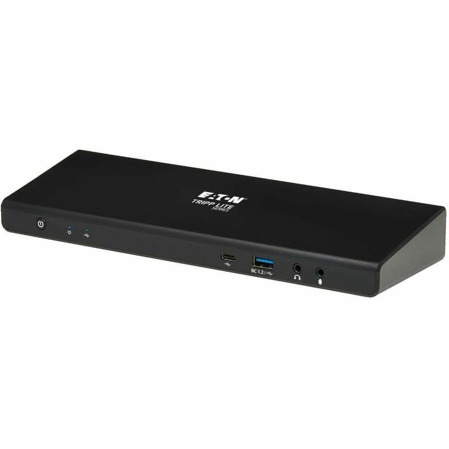 Alternate-Image2 Image for Eaton Tripp Lite Series USB-C Dock, Dual Display - 5K 60 Hz DP, 4K 60 Hz HDMI, USB 3.x (5Gbps), USB-A/C Hub, GbE, 85W PD Charging