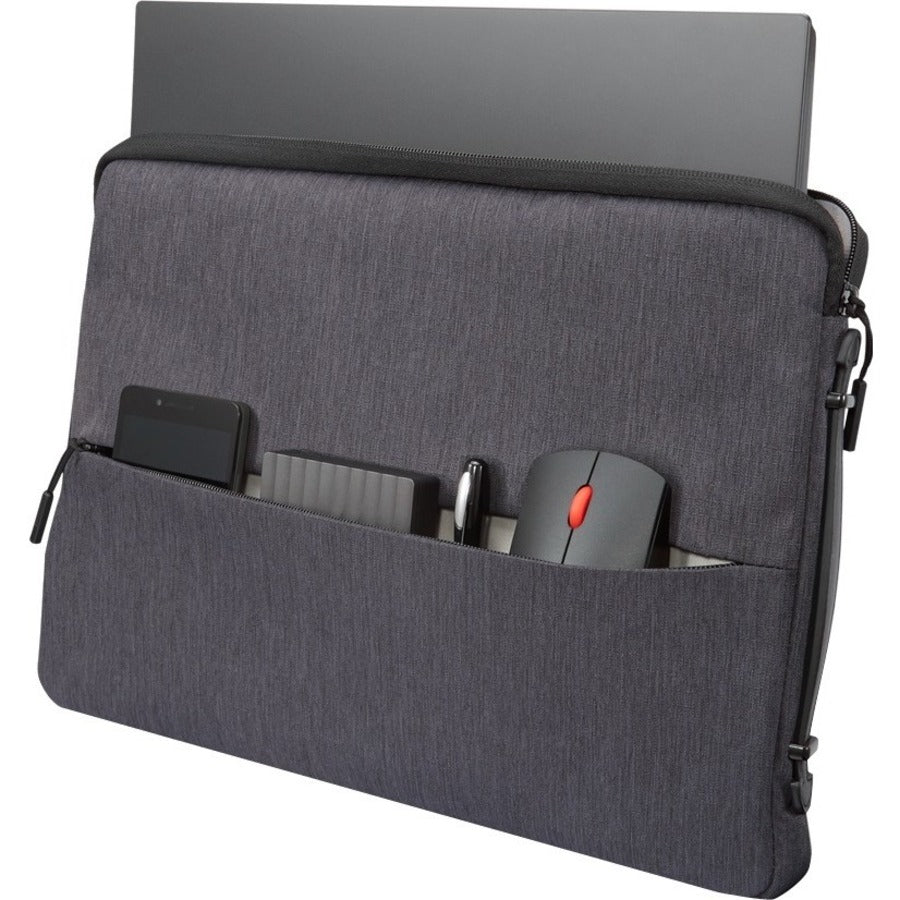 Alternate-Image3 Image for Lenovo Urban Carrying Case (Sleeve) for 14" Notebook - Charcoal Gray