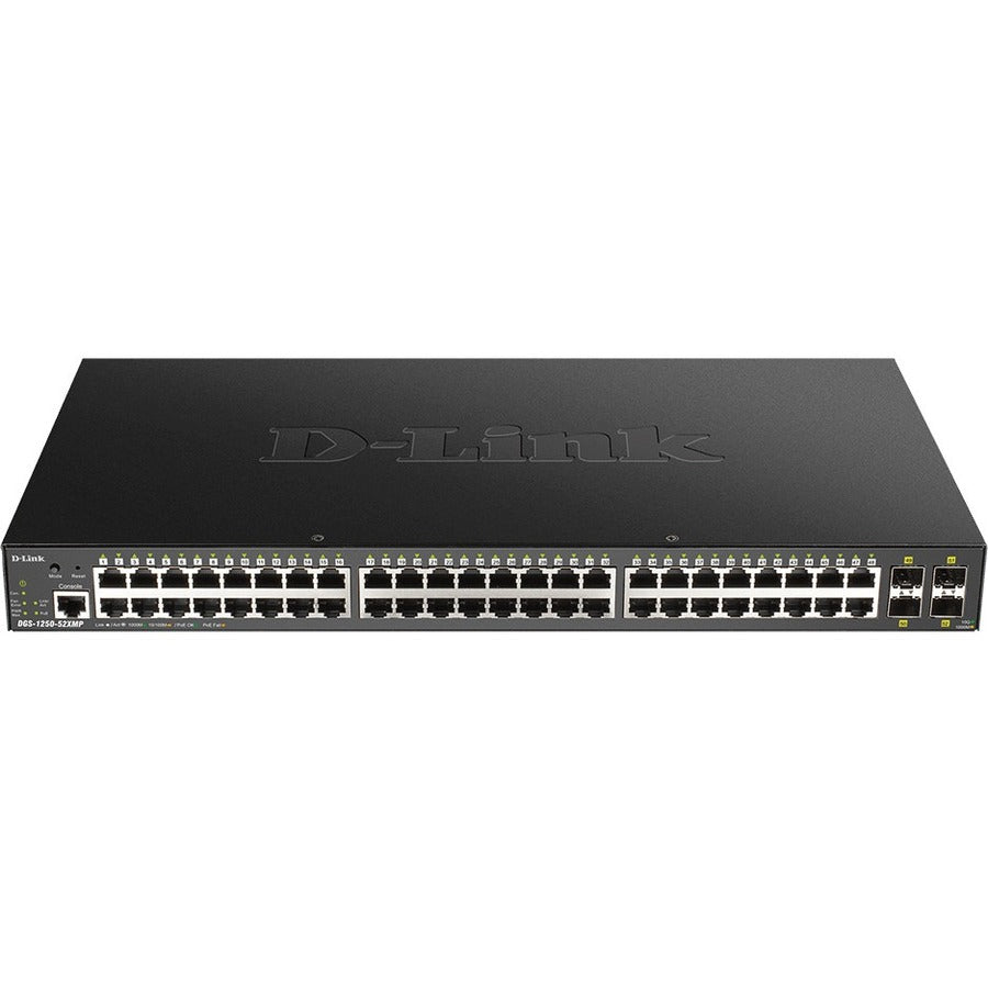 Alternate-Image1 Image for D-Link 52-Port 10-Gigabit Smart Managed PoE Switch
