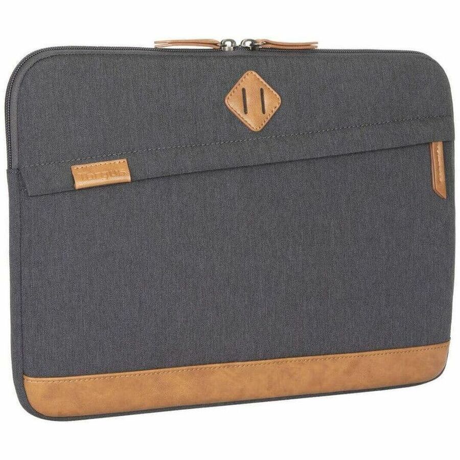 Right Image for Targus Strata III TBS93004GL Carrying Case (Sleeve) for 14" Notebook - Gray, Brown