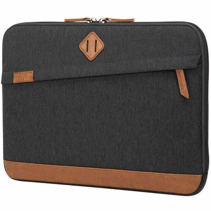 Left Image for Targus Strata III TBS93004GL Carrying Case (Sleeve) for 14" Notebook - Gray, Brown
