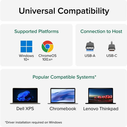 Alternate-Image5 Image for Plugable USB 3.0 and USB-C Universal Laptop Docking Station for Windows and Mac