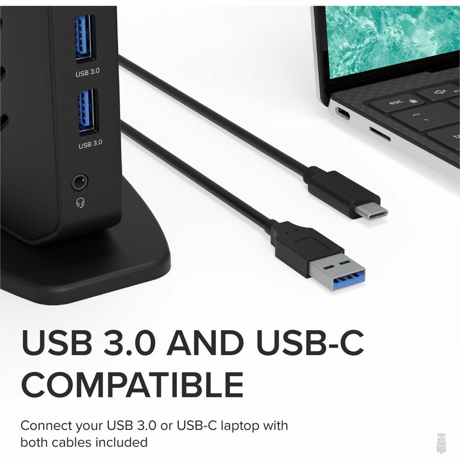 Alternate-Image3 Image for Plugable USB 3.0 and USB-C Universal Laptop Docking Station for Windows and Mac