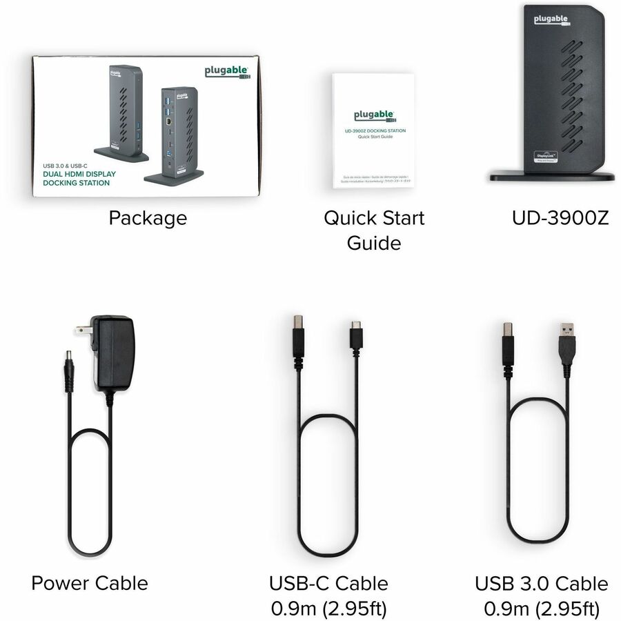 Alternate-Image6 Image for Plugable USB 3.0 and USB-C Universal Laptop Docking Station for Windows and Mac