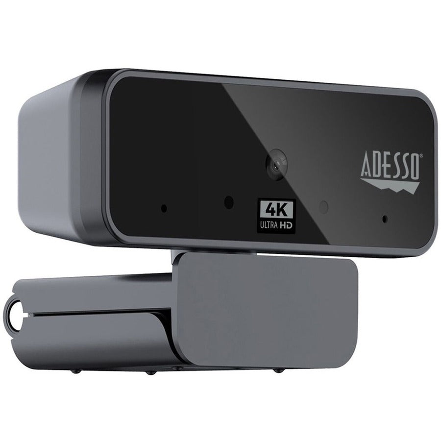 Right Image for Adesso CyberTrack H6 4K Ultra HD Webcam - 8 Megapixel - 30 fps - USB 2.0 - Fixed Focus - Tripod mount - Privacy shutter