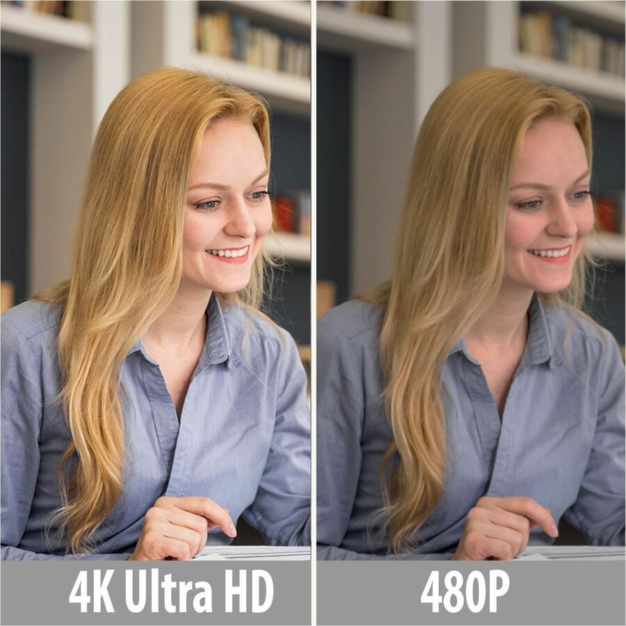 Alternate-Image7 Image for Adesso CyberTrack H6 4K Ultra HD Webcam - 8 Megapixel - 30 fps - USB 2.0 - Fixed Focus - Tripod mount - Privacy shutter