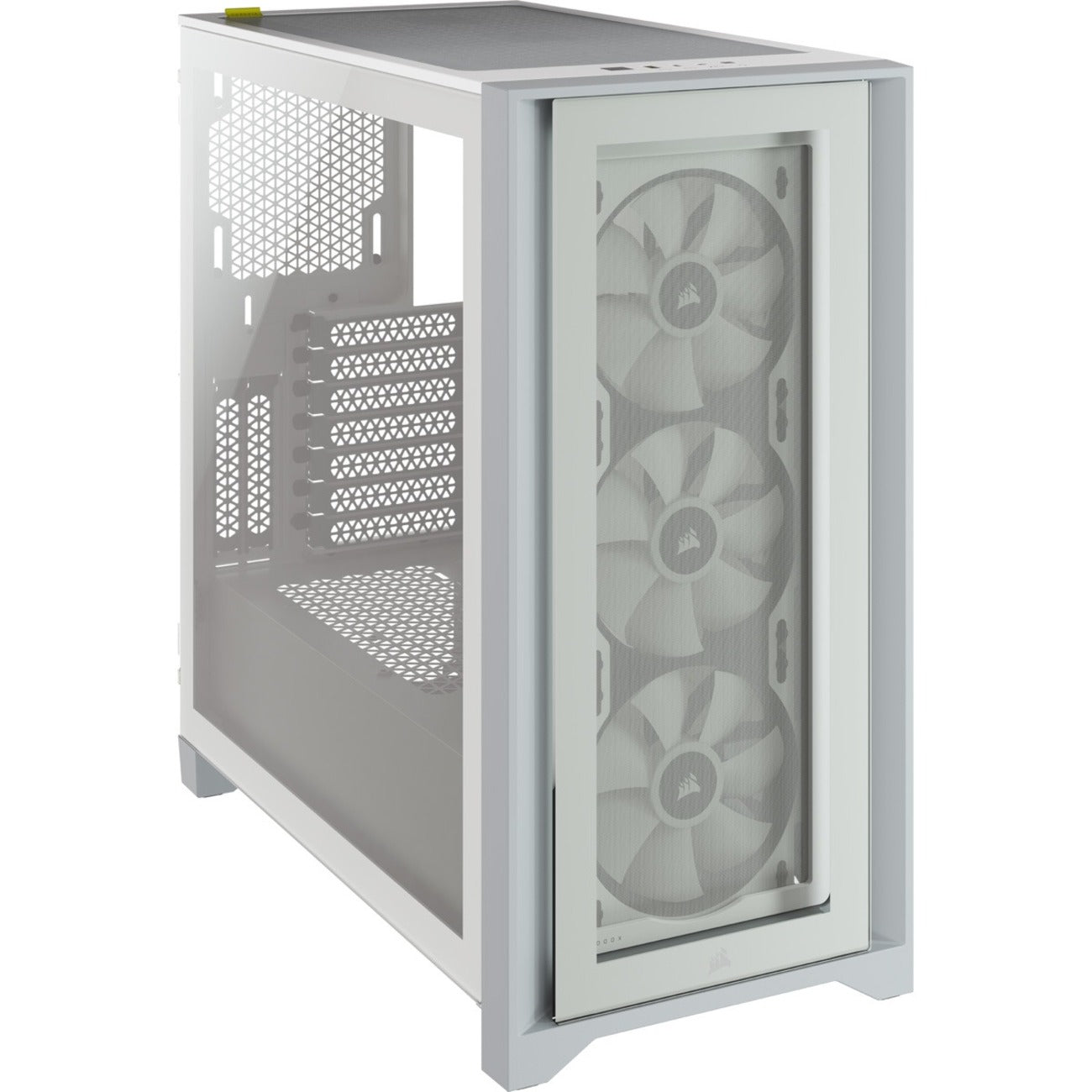 Main Image for Corsair iCUE 4000X RGB Tempered Glass Mid-Tower ATX Case - White